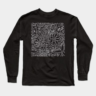 Random Doodle Art Long Sleeve T-Shirt